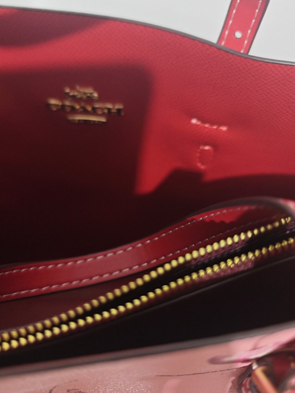 Coach Pink Cherry Shoulder Bag - Picture 6 of 7